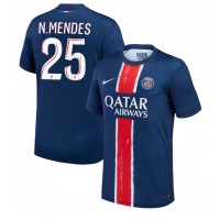 Camiseta Paris Saint-Germain Nuno Mendes #25 Primera Equipación 2024-25 manga corta